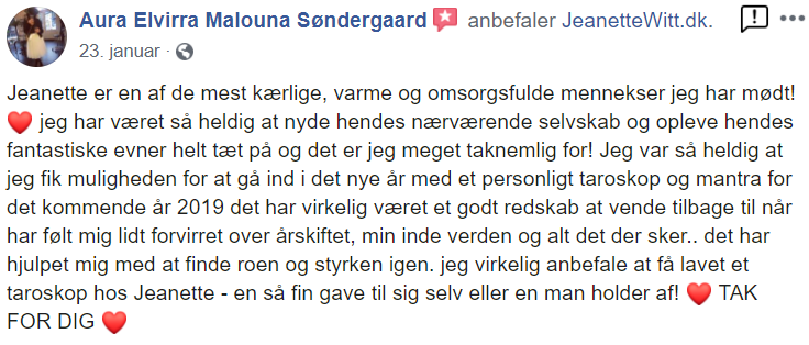 aura udtalelse